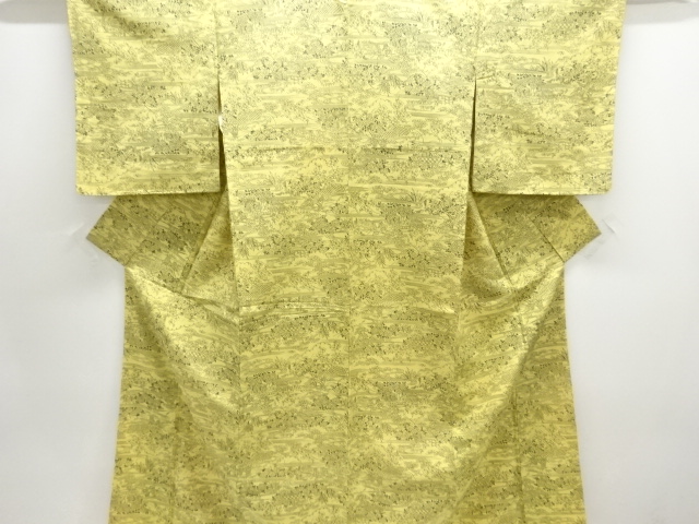 JAPANESE KIMONO / UNUSED JODAI TSUMUGI 